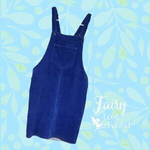 🍄50% TWIK Cobalt Blue Corduroy Jumper sz XS